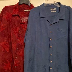 Batik Bay Mens 3XLT Hawaiian style shirts.